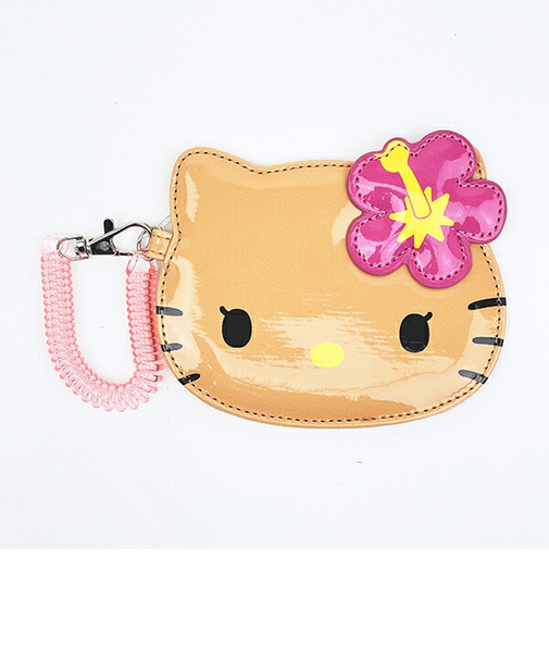 サンリオ ハローキティ パスケース ハイビスカス 定期入れ Sanrio