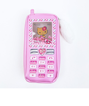 サンリオ 日焼け キティ ガラケー型ペンケース ピンク Sanrio