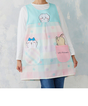 ちいかわ (ちいかわ×ハチワレ×うさぎ) エプロン キッチン アパレル