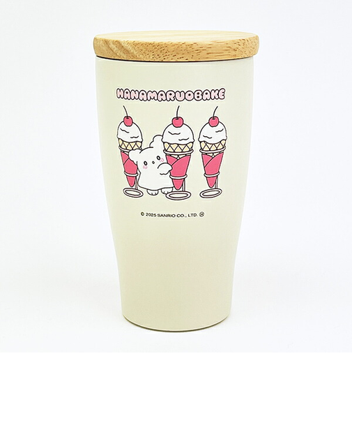 サンリオ はなまるおばけ 蓋つきステンレスタンブラー アイス パステルPOPシリーズ Sanrio