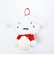 クレヨンしんちゃん 中華シロ ぬいぐるみマスコット キーホルダー