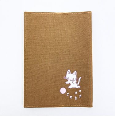 ノンタン ボールまてまてまて ブックカバー ブラウン 文具 eHONTOMO