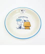 スヌーピー 22cm 深皿 (ブルー) お皿 日本製 SNOOPY