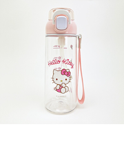 サンリオ ハローキティ ワンプッシュストローボトル 水筒 ランチ Sanrio