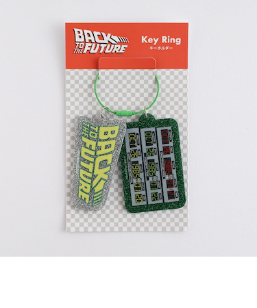 バックトゥザフューチャー BACK TO THE FUTURE 2連アクリルキーホルダー (タイムサーキット)