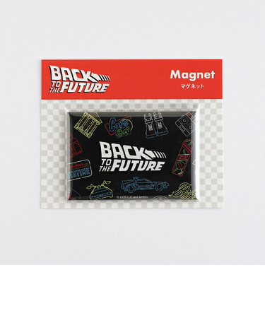 バックトゥザフューチャー BACK TO THE FUTURE マグネット (ブラック) 日本製
