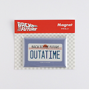 バックトゥザフューチャー BACK TO THE FUTURE マグネット (パープル) 日本製