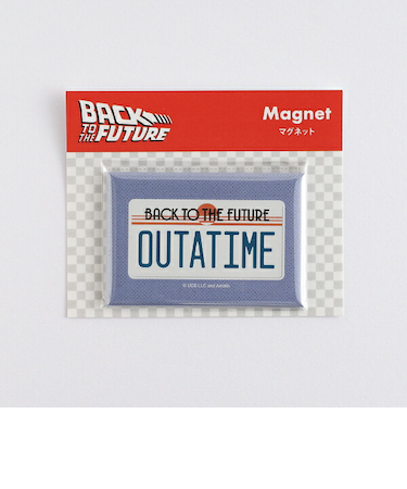バックトゥザフューチャー BACK TO THE FUTURE マグネット (パープル) 日本製