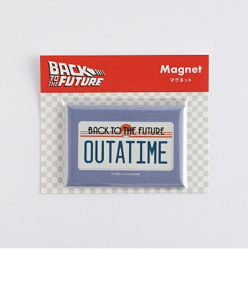 バックトゥザフューチャー BACK TO THE FUTURE マグネット (パープル) 日本製