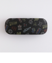 バックトゥザフューチャー BACK TO THE FUTURE メガネケース&クロスセット (ブラック) 眼鏡ケース