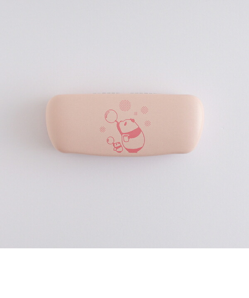 パンダコパンダ メガネケース＆クロスセット (ピンク) 眼鏡ケース