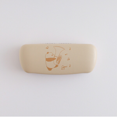 パンダコパンダ メガネケース&クロスセット (ベージュ) 眼鏡ケース