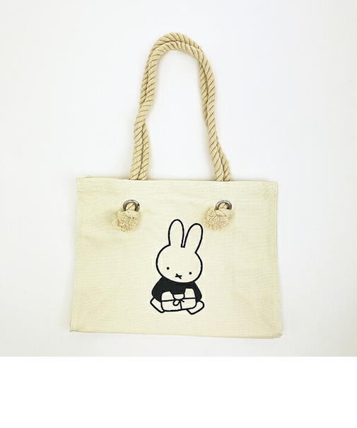 ミッフィー miffy ショッパートートバッグ アイボリー