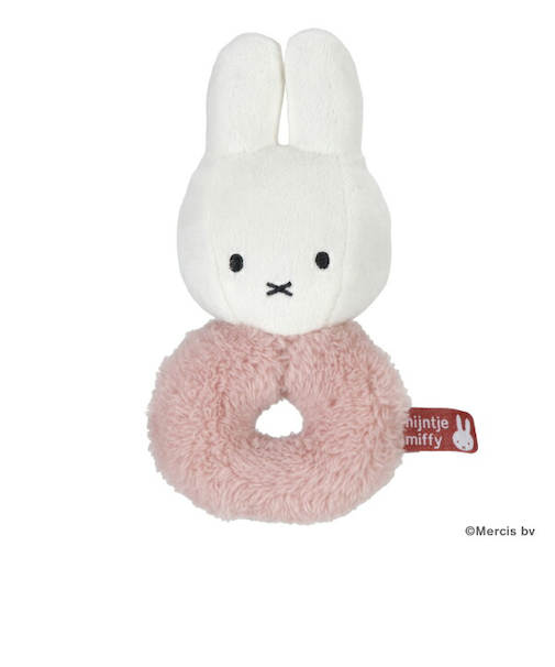ミッフィー miffy フラッフィー ラトル(ピンク) ガラガラ ベビー