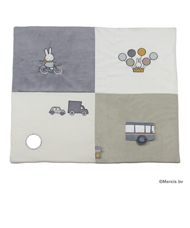 ミッフィー miffy フラッフィー プレイマット(ブルー) ベビー