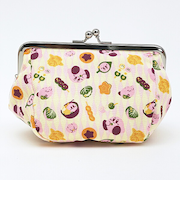 星のカービィ ふわふ和コレクション カービィともぐもぐ和菓子 ちりめんがま口ポーチ