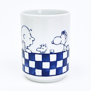 スヌーピー 市松 寿司湯呑 コップ 縁起ものシリーズ 日本製 SNOOPY
