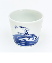 スヌーピー 波 ミニカップ コップ 縁起ものシリーズ 日本製 SNOOPY