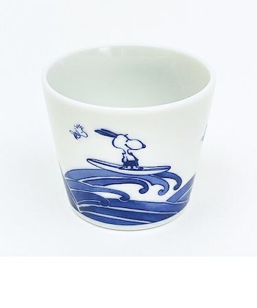スヌーピー 波 ミニカップ コップ 縁起ものシリーズ 日本製 SNOOPY