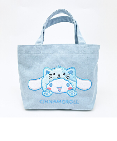 サンリオ シナモロール (ネコ) ミニトートバッグ ランチ シナモン バンザイシリーズ Sanrio