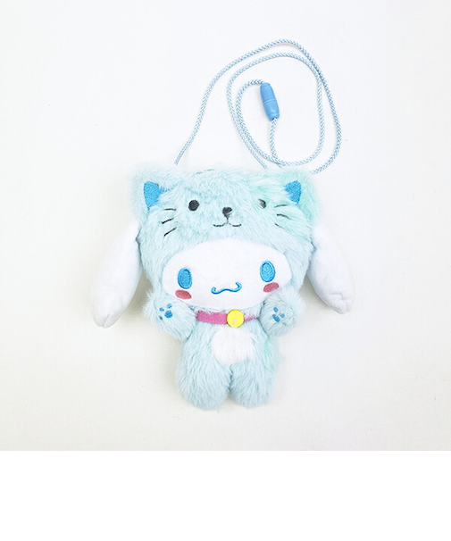 サンリオ シナモロール (ネコ) SABぬいぐるみネックポーチ シナモン バンザイシリーズ Sanrio