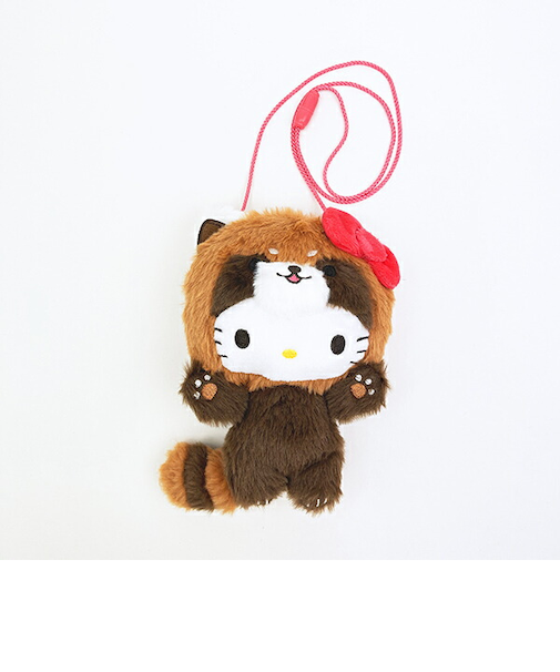サンリオ ハローキティ (レッサーパンダ) SABぬいぐるみネックポーチ バンザイシリーズ Sanrio