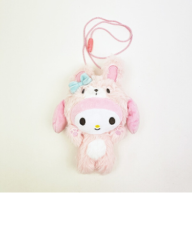 サンリオ マイメロディ (ウサギ) SABぬいぐるみネックポーチ バンザイシリーズ Sanrio