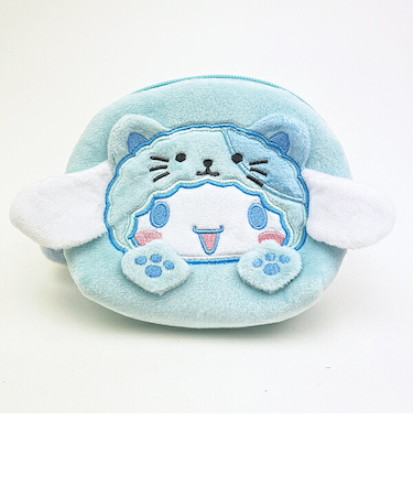 サンリオ シナモロール (ネコ) オーバルポーチ シナモン バンザイシリーズ Sanrio