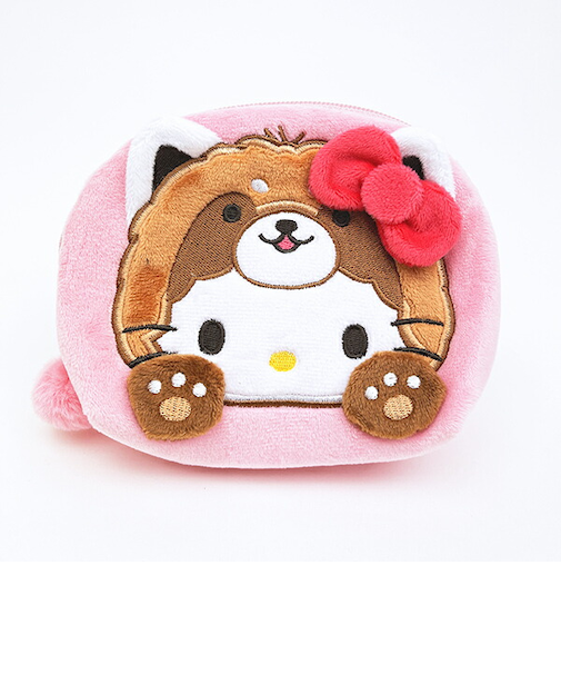 サンリオ ハローキティ (レッサーパンダ) オーバルポーチ バンザイシリーズ Sanrio