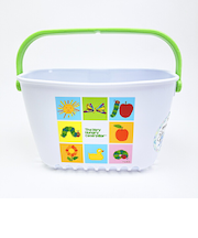 はらぺこあおむし ベビーおもちゃ入れ カゴ お風呂用品