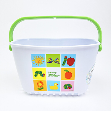 はらぺこあおむし ベビーおもちゃ入れ カゴ お風呂用品