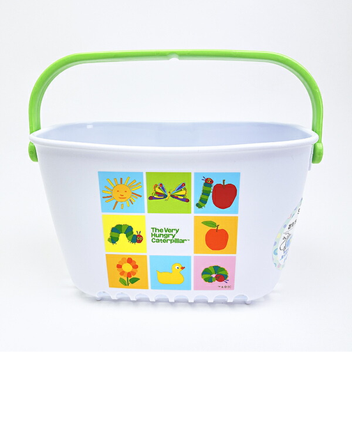 はらぺこあおむし ベビーおもちゃ入れ カゴ お風呂用品