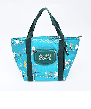 ムーミン ティッシュポケット ランチバッグ グリーン