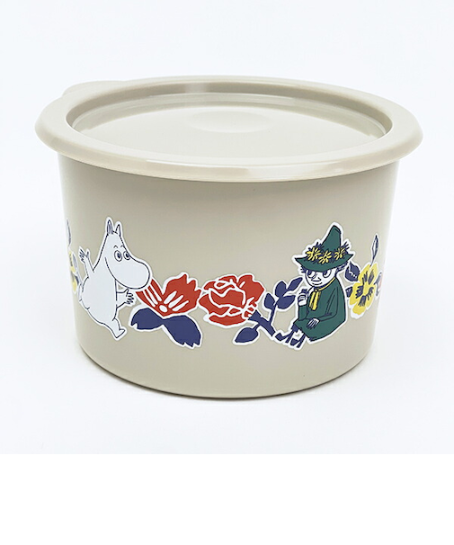 ムーミン ワンタッチシール容器(S) グレー キッチン