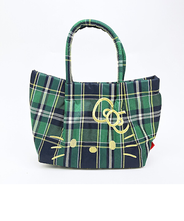 サンリオ ハローキティ トートバッグ (グリーンチェック) ルートート ROOTOTE Sanrio