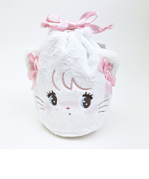 mikko llustrations ミッコ ムース フェイス巾着