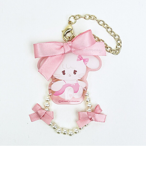 mikko llustrations ミッコ キャミー アクリルキーホルダー