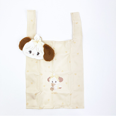 mikko llustrations ミッコ キャミー ぬいぐるみエコバッグ