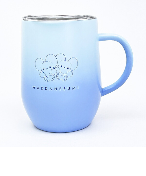 ポケットモンスター ワッカネズミ グラデーション 蓋付ステンレスマグ コップ ポケモン