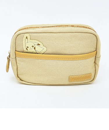 ポケットモンスター ピカチュウ ボックスポーチ イエロー ひょっこりワッペンシリーズ ポケモン