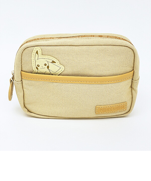 ポケットモンスター ピカチュウ ボックスポーチ イエロー ひょっこりワッペンシリーズ ポケモン