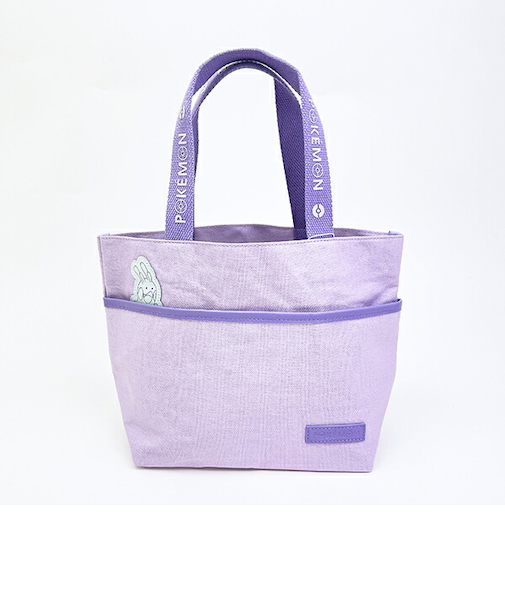 ポケットモンスター ヌメラ トートバッグ パープル ひょっこりワッペンシリーズ ポケモン