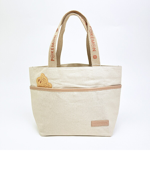 ポケットモンスター シャリタツ トートバッグ ベージュ ひょっこりワッペンシリーズ ポケモン