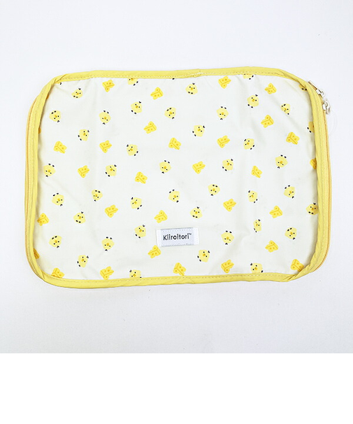 リラックマ 収納メッシュポーチ キイロイトリフェイス ベーシックリラックマシリーズ