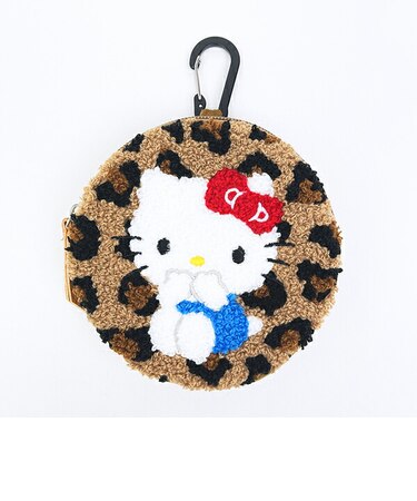 サンリオ ハローキティ サークルさがらポーチ レオパード 全身 Sanrio