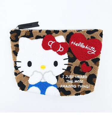 サンリオ ハローキティ さがらポーチ レオパード ハート Sanrio