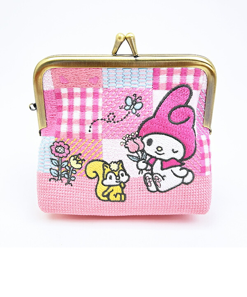 サンリオ マイメロディ がま口 畳刺繍ミニポーチ Sanrio