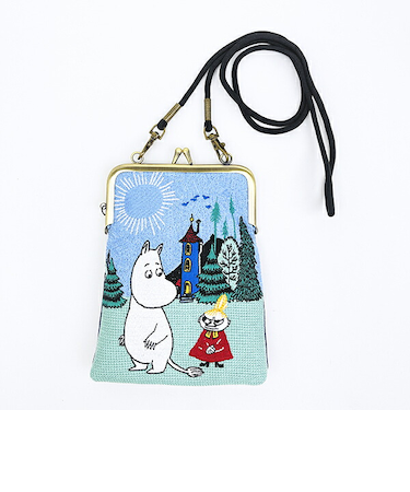 ムーミン 畳刺繍ペンポーチ がま口 MOOMIN