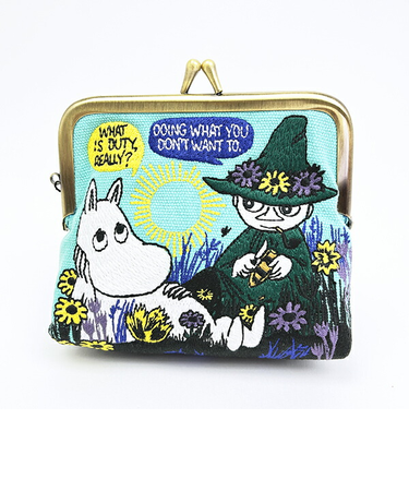 ムーミン 畳刺繍ミニポーチ がま口 MOOMIN