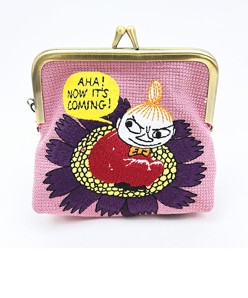 ムーミン リトルミイ 畳刺繍ミニポーチ がま口 MOOMIN